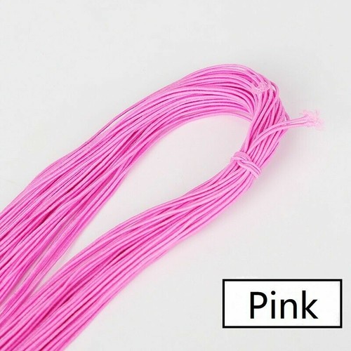 24MX1mm Round Elastic Band Stretchy Cord Ribbion DIY Sewing Crafts Trimming New - Picture 21 of 29