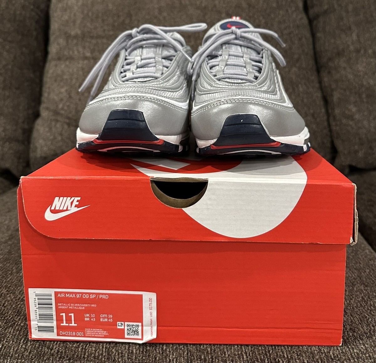 Nike Air Max 97 OG SP “Puerto Rico” - Size 11 - DH2319-001 - 2021