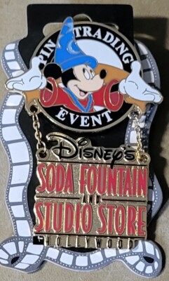  Disney Soda Fountain DSF Pin Trading Event PTE Sorcerer Mickey LE 300 Pin