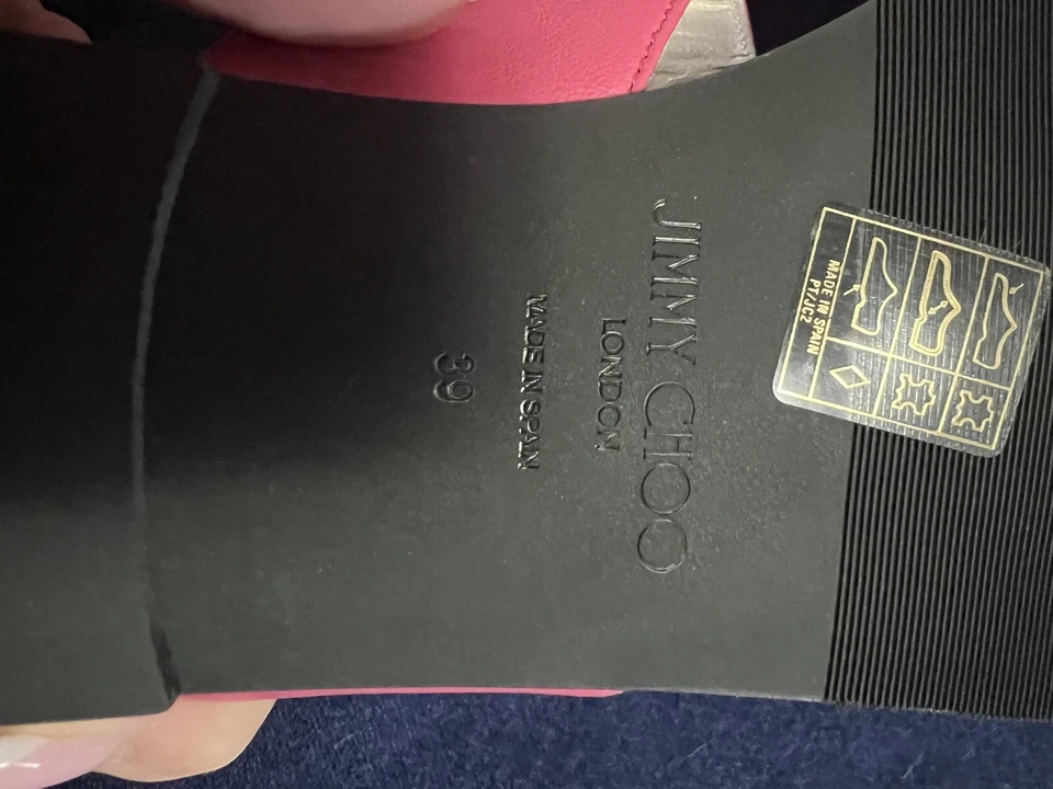 Chanclas de cuero Jimmy Choo talla 39 nuevas sin caja Foto 3 de 4