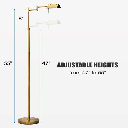 O’Bright Dimmable LED Pharmacy Floor Lamp, 12W LED, Full Range Dimming, 360 D... - Picture 3 of 12