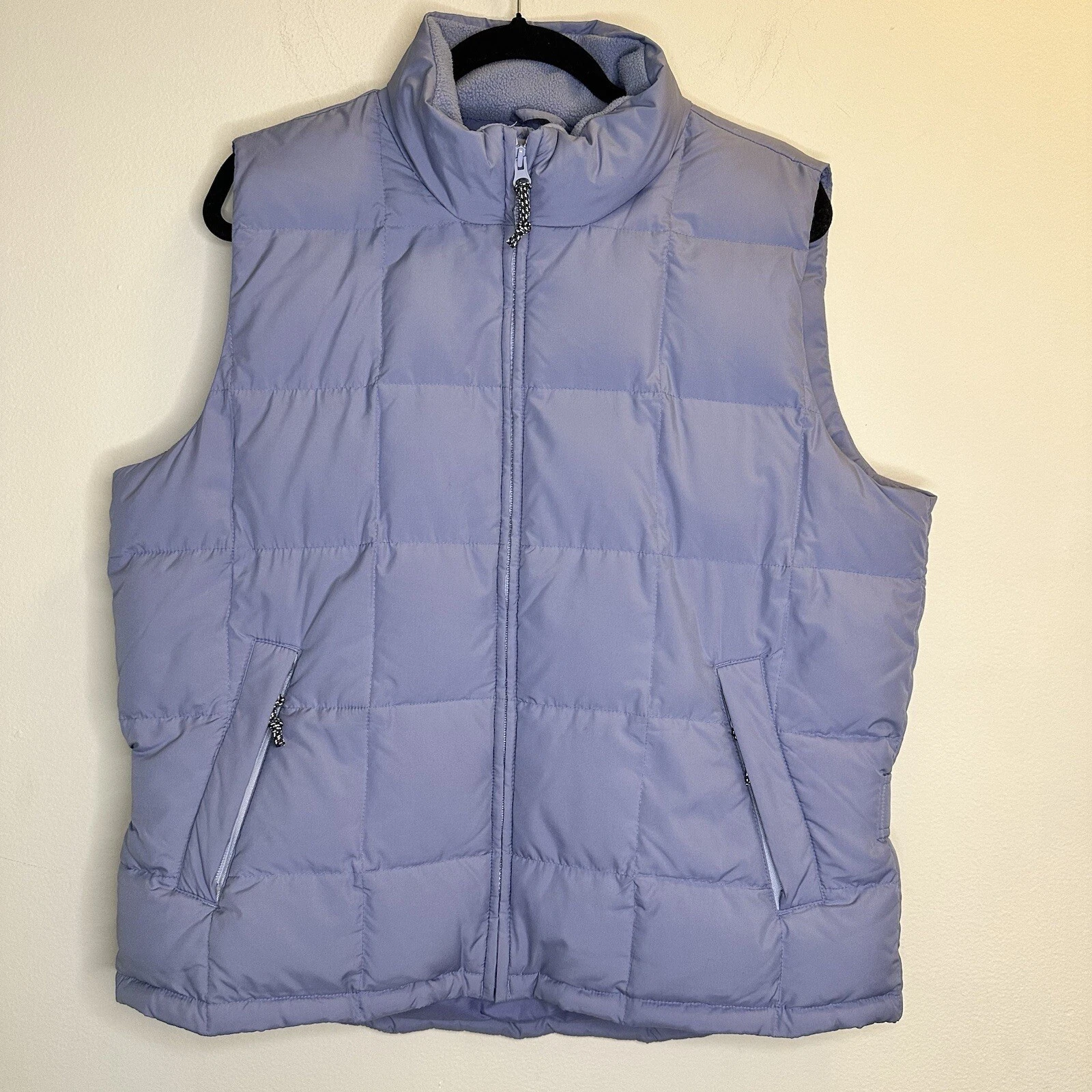 Eddie Bauer Men's Blue Down Puffer Weatheredge Vest Size L