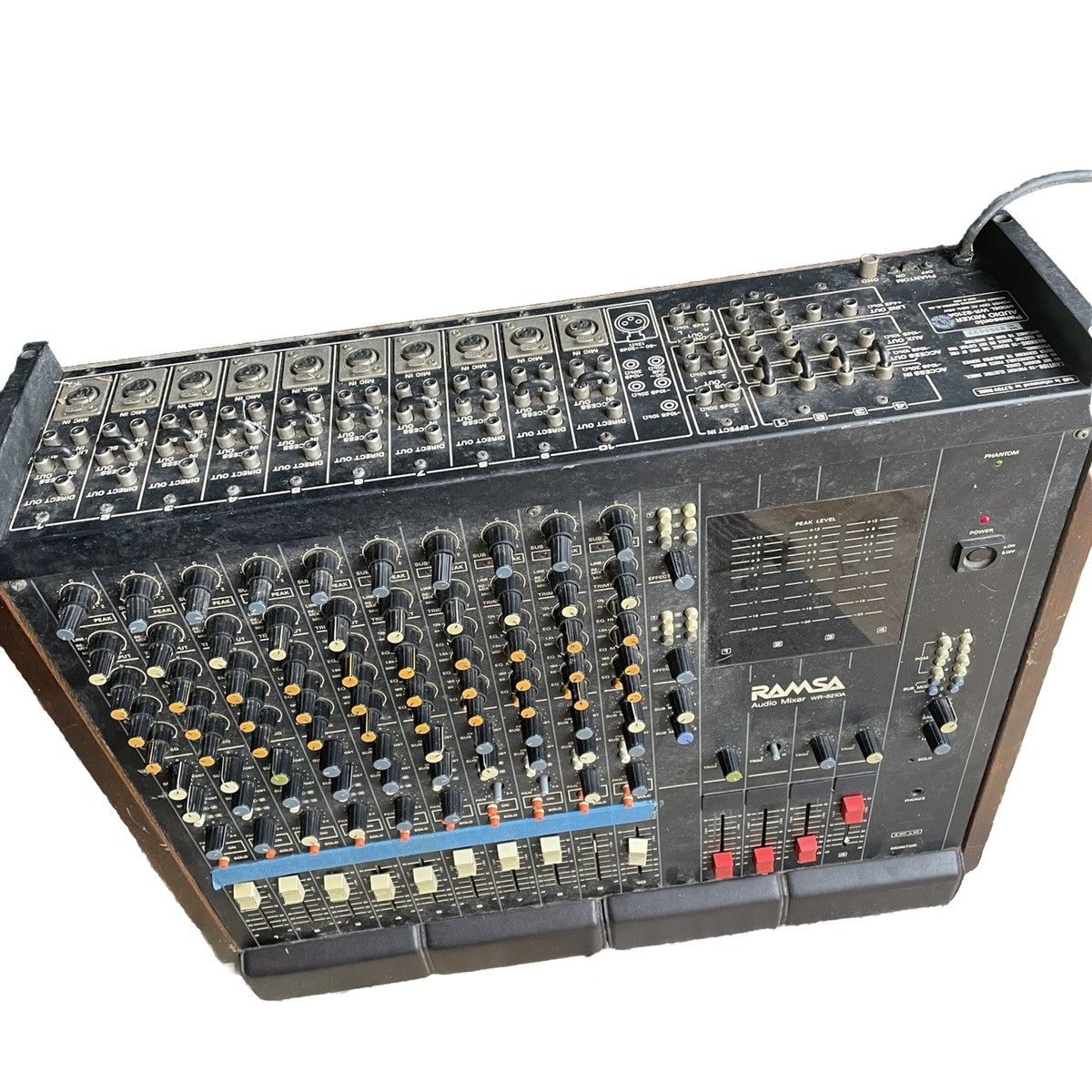 Panasonic Ramsa WR-8210a Channel Analog Audio Mixer Console (powe