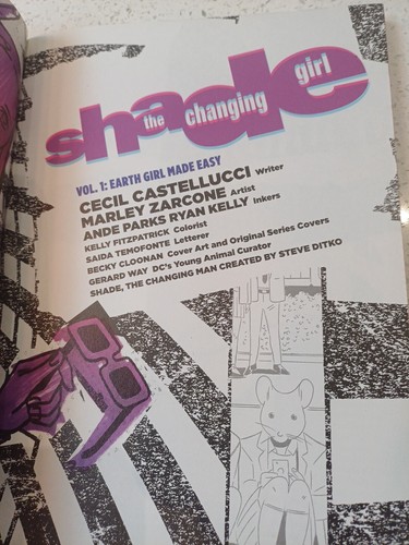 Shade, the Changing Girl: Vol 1 Earth Girl Made Easy TPB by Cecil Castellucci - Picture 4 of 8
