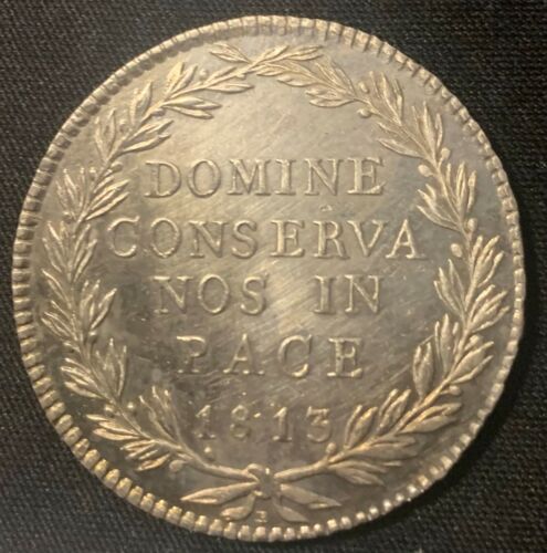 Switzerland 1813 Zurich 40 Batzen Canton Zurich; Domine Conserva Nos in Pace XF - Picture 2 of 2