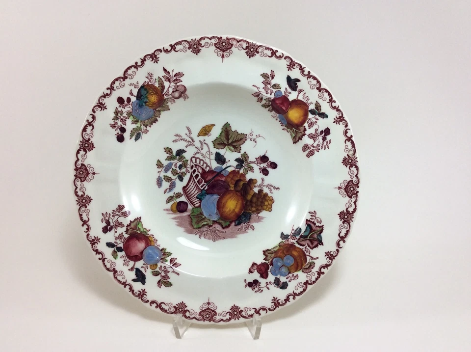 Mason's FRUIT BASKET Suppenteller Teller 22,5 cm Top Zustand