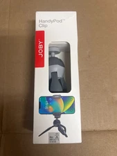 JOBY - HandyPod Clip Tripod Cell Phone Mount Foldable Table Top Grey Vlog Camera