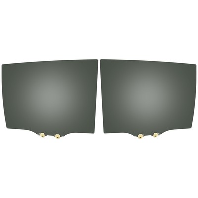 Door Glasses Set of 2 Rear Driver & Passenger Side Left Right for Pilot Pair