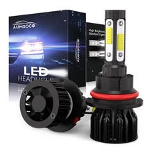 9004 HB1 LED Headlight Conversion Kit High Low Beam Bulbs 6500K Xenon White