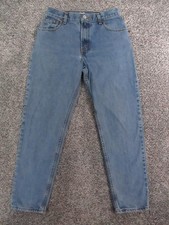 Vintage Levis 550 Jeans Womens 10 Blue Relaxed Tapered Fit Denim 90s 28x30