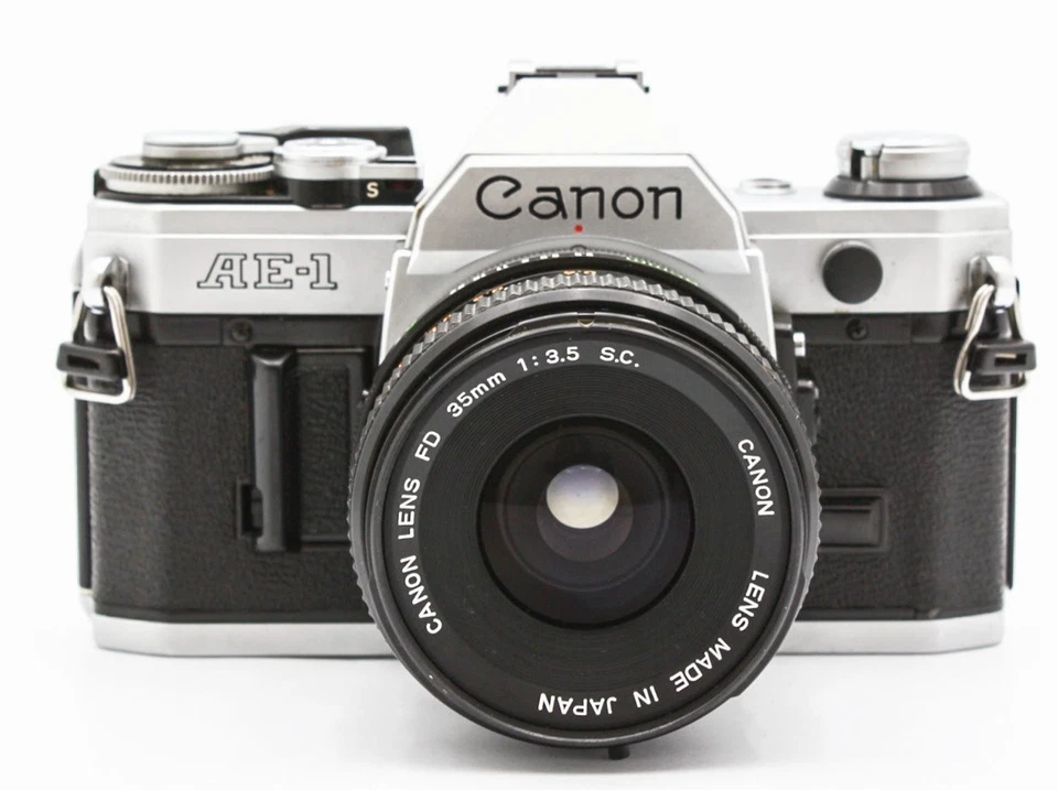 【Exc+4】Canon AE-1 SLR 35mm Film Camera FD 35mm f/3.5 s.c. Lente de JAPÓN - Imagen 2 de 4
