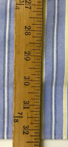 Ralph Lauren Polo Herren CLASSIC FIT blau & gelb gestreiftes Oxford Hemd XL - GEREINIGT - Bild 7 von 8