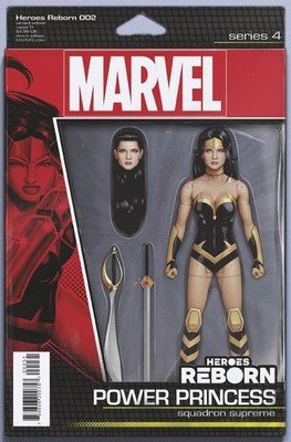 HEROES REBORN #2 VARIANT CHRISTOPHER ACTION FIGURE VARIANT MARVEL COMICS