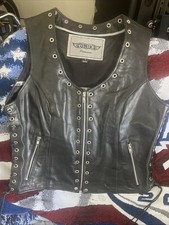 Unik Premium Leather Women  s Vest Large