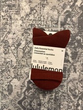 NWT Lululemon Daily Essential quarter length Socks 3 pack medium