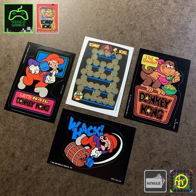 1982 Topps Nintendo Donkey Kong - Sticker + Scratch-Off Card Singles Pick Choose