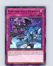 Yu-Gi-Oh TCG Fortune Lady Rewind RIRA-EN070 Unlimited Regular Rare Card NM
