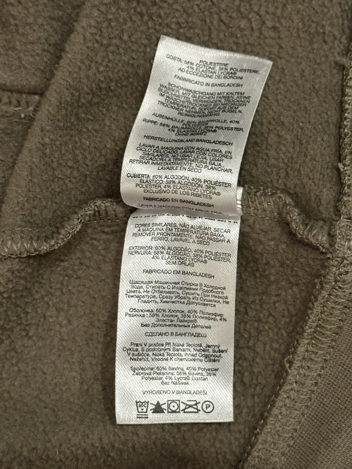 Columbia Sportswear Sudadera con Capucha de Vellón para Mujer Talla XL Bolsillo Oliva con Logo Rosa Foto 4 de 4