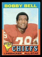 1971 Topps Bobby Bell (HOF) #35 - Kansas City Chiefs
