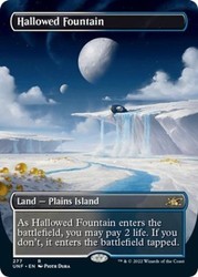 Hallowed Fountain 277/689 Unfinity Borderless Foil