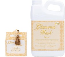 Tyler Candle Glamorous Wash Diva Half Gallon 64 OZ Laundry Detergent/with G...