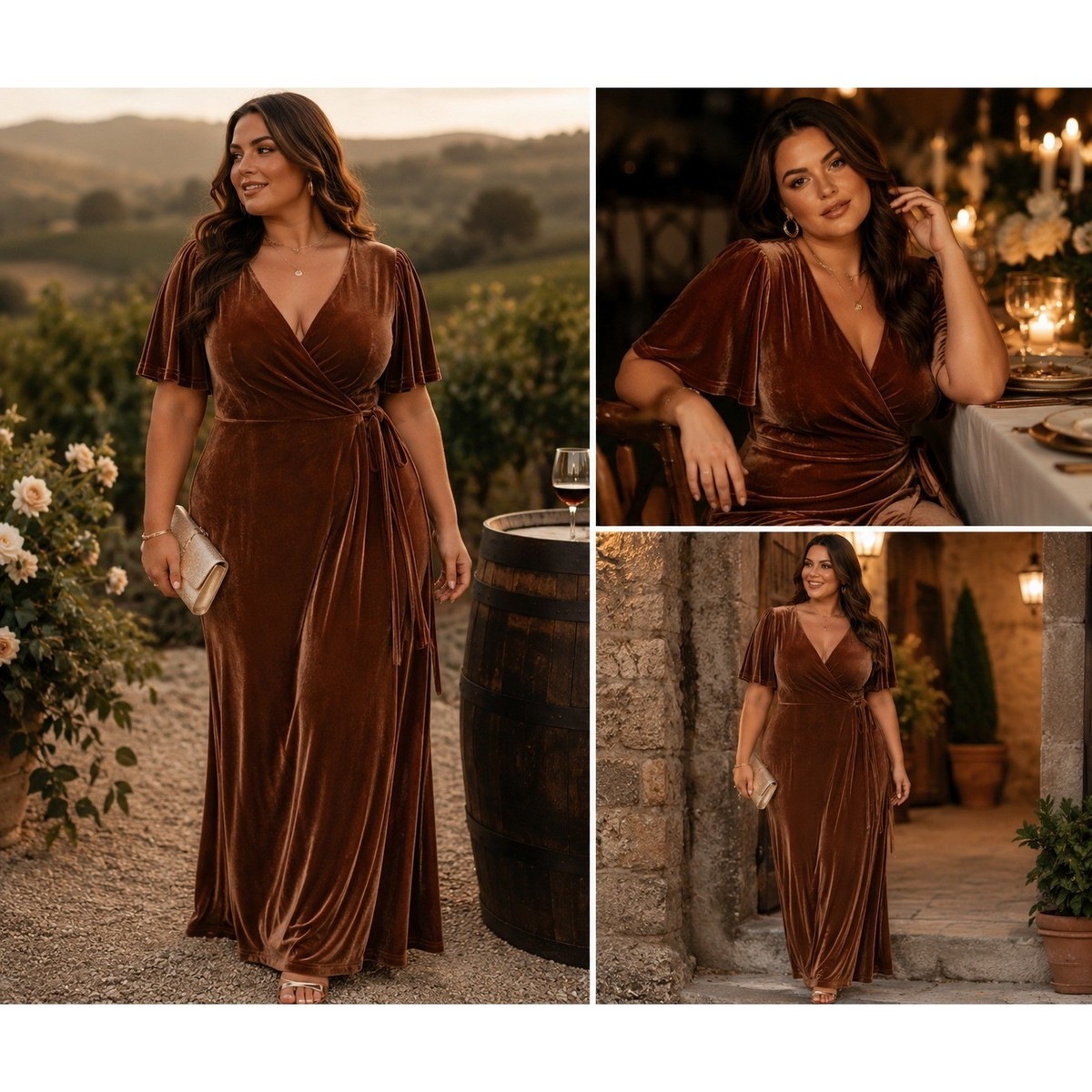 baltic born velvet dresses Wrap Maxi Dress Light Teal Blue large Uma Velvet Maxi Dress