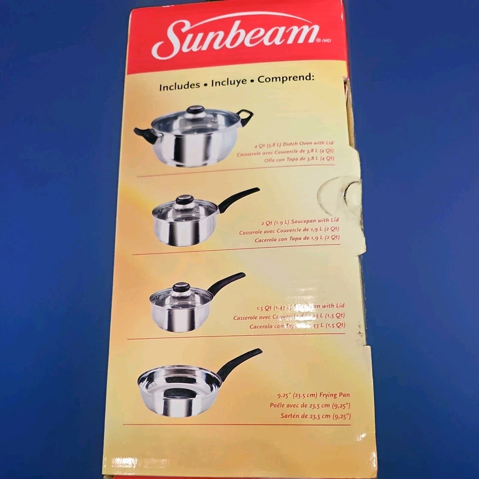 Juego de utensilios de cocina de acero inoxidable Sunbeam "Irwinton" de 7 piezas Foto 4 de 4
