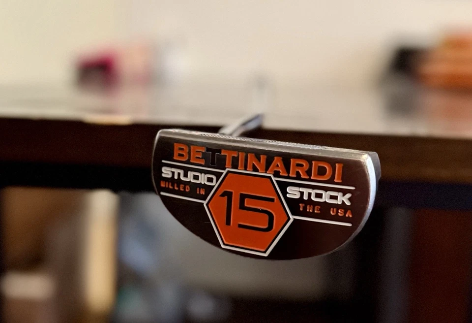 Putter Bettinardi Studio Stock 15 zurdo LH 34 pulgadas mazo medio. Acero al carbono.raro Foto 2 de 4