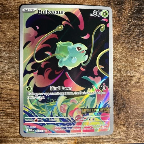 Bulbasaur - (Mega Evolution Stamped) 133/132 Miscellaneous Cards & Products Holo