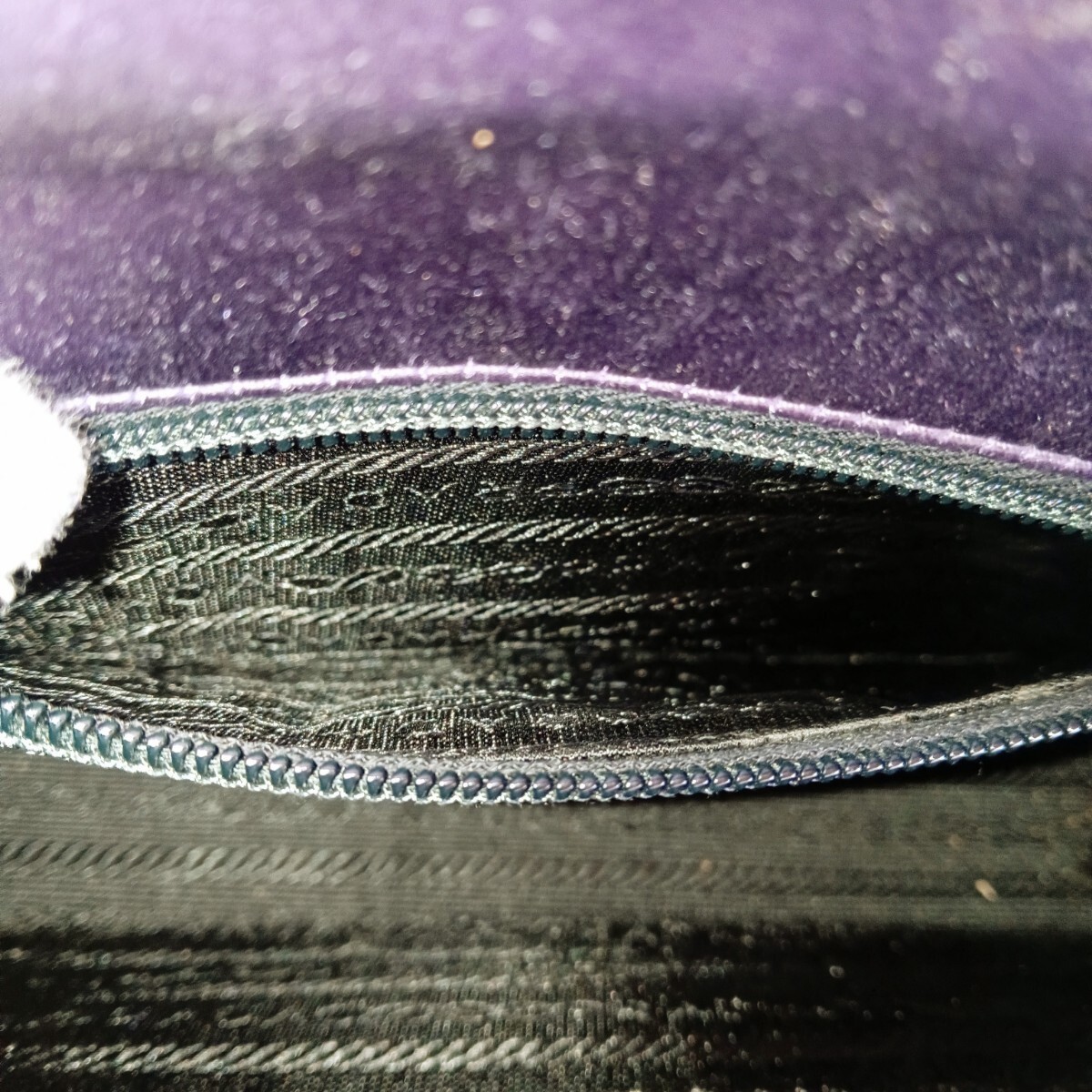 Prada 96s 2-Way Purple Shoulder Bag Vintage Authentic thumbnail 9