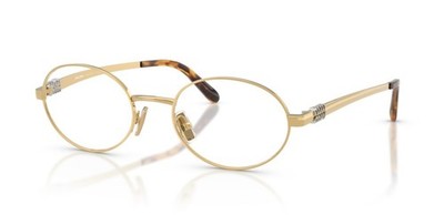 Miu Miu 50ZV 50 5AK101 Brille Gold