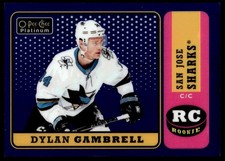 2018-19 O-Pee-Chee Platinum Retro Dylan Gambrell /149 San Jose Sharks #R-81
