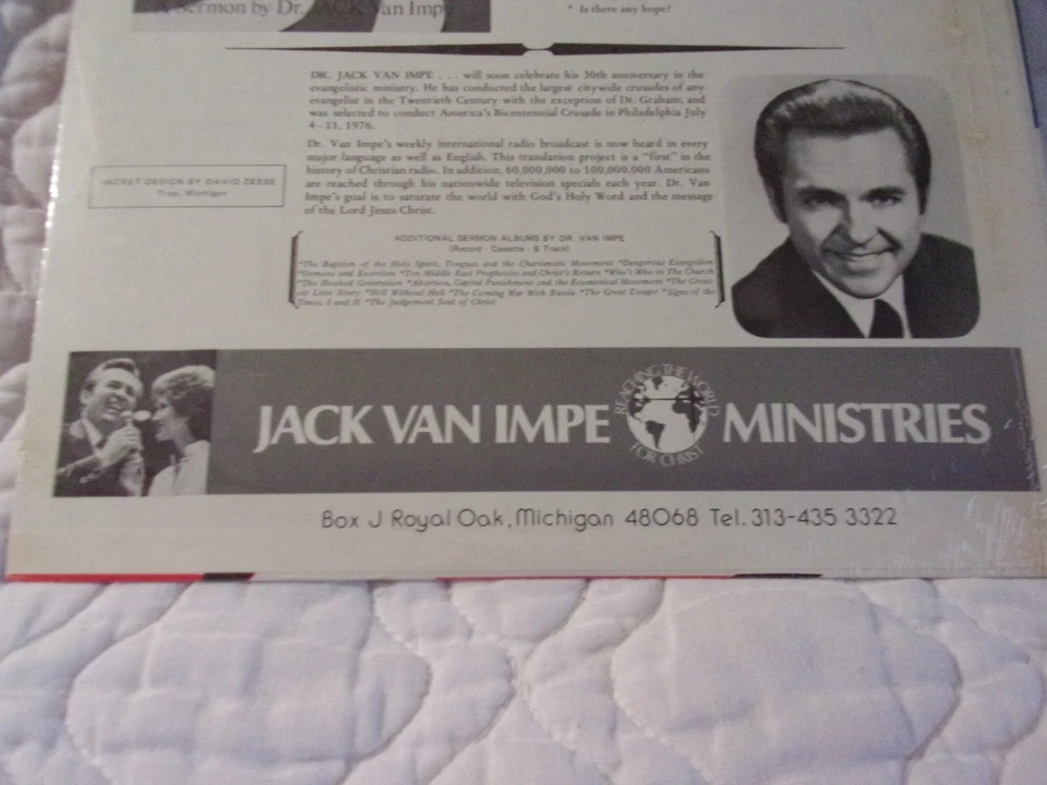 AMERICA IN PROPHECY A SERMON BY DR. JACK VAN IMPE LP NEW TELEVANGELIST BIBLE - Image 4 of 4