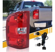 Tail Light Assembly Compatible with Chevrolet Silverado 07-13 1500 07-14 2500