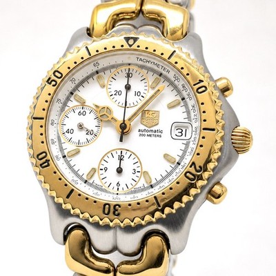 TAG Heuer (revisioned & almost new) S/EL Link Automatic Chronograph CG2120