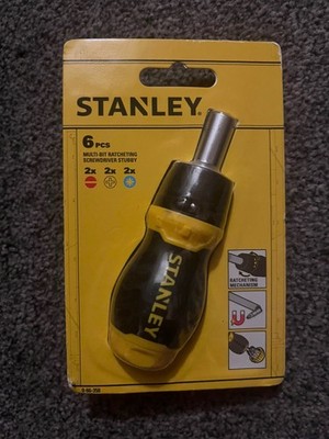 Stanley STA066358 Spezialeinsätze kurzer Schraubendreher & Dewalt 25 Bit Set