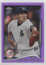 2014 Topps Chrome Retail Purple Refractor Masahiro Tanaka #10 Rookie RC 0ii1