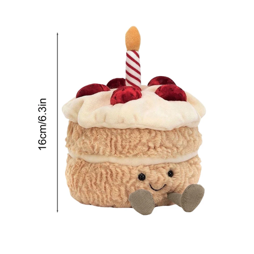 *Rare* Jellycat Amusables Birthday Cake - Brand New With Tags w/Dust Bag - Picture 9 of 12