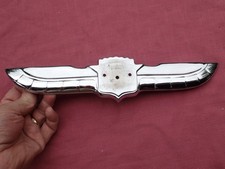 1947 Cadillac Trunk Emblem Backing Plate Re-chromed Nice 1452754 Crest