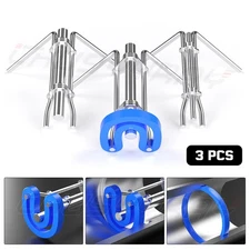 3x Universal Hydraulic Cylinder Piston Rod Seal U-cup Installation Tool Kit Set