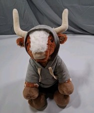 Build A Bear Longhorn Spotted Bull Steer Cow Plush Stuffed Animal Toy 14  