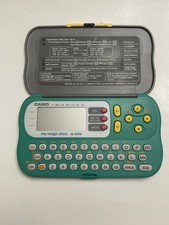 Vintage Casio My Magic Diary JD-5000 TESTED And WORKING , Has Writing On Back