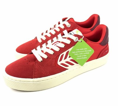 Cariuma Catiba Pro 2.0  Red Suede Sneakers Mens 9.5 Womens 11 EU 42 NWT