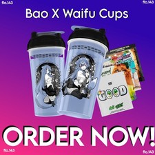 GamerSupps GG Waifu Creator Cup: Rockstar Bao w/ Sticker + Samples! IN HAND!