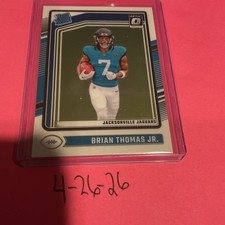 2024 Panini Donruss Optic Rated Rookie Brian Thomas Jr Jacksonville Jaguars