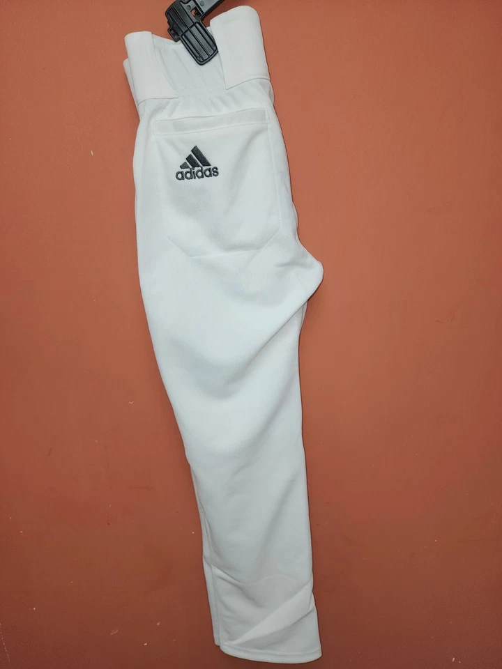 Pantalones de béisbol/softbol Adidas Youth Icon Pro OHP en blanco talla pequeña precio de venta sugerido por el fabricante $40 Foto 4 de 4