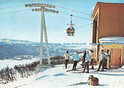 D224792 Norwegen Geilo Bergstation Skilift Mittet