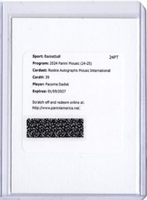 2024-25 Panini Mosaic Pacome Dadiet Rookie Autographs Mosaic International
