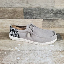 Hey Dude Wally Funk Slip On Shoes Sz 13 Slip On Jacquard Bungee Mens