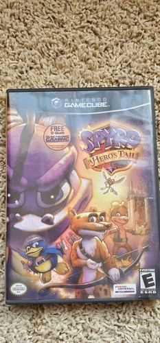 Spyro: A Hero's Tail (Nintendo GameCube, 2004) Disc, Case and Manual